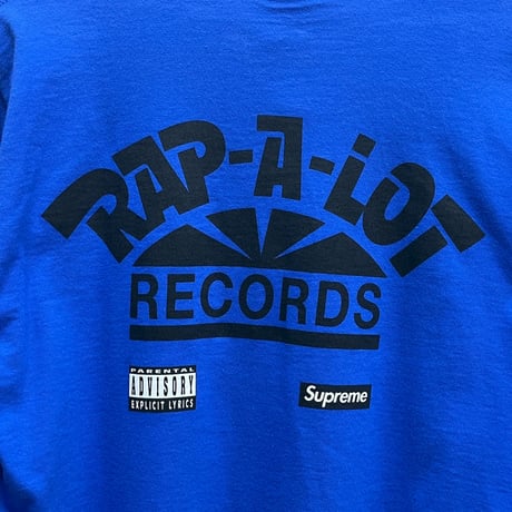 Supreme RAP -A-LOT RECORDS GETO BOYS TEE ROYAL MEDIUM 72651