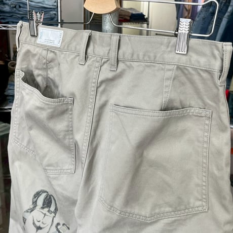 NEIGHBORHOOD 25SS MEMORIAL UTILITY PANTS GRAY LARGE 251AQNH-PTM03 26924