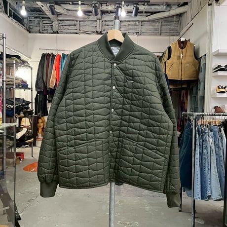 WASTED YOUTH QUILT PUFF JACKET OLIVE MEDIUM 4727