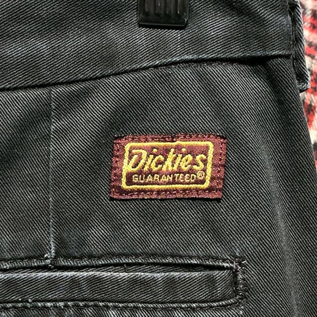 DICKIES 2TAC TAPERED CHINO PANT BLACK FITS MEDIUM 40854