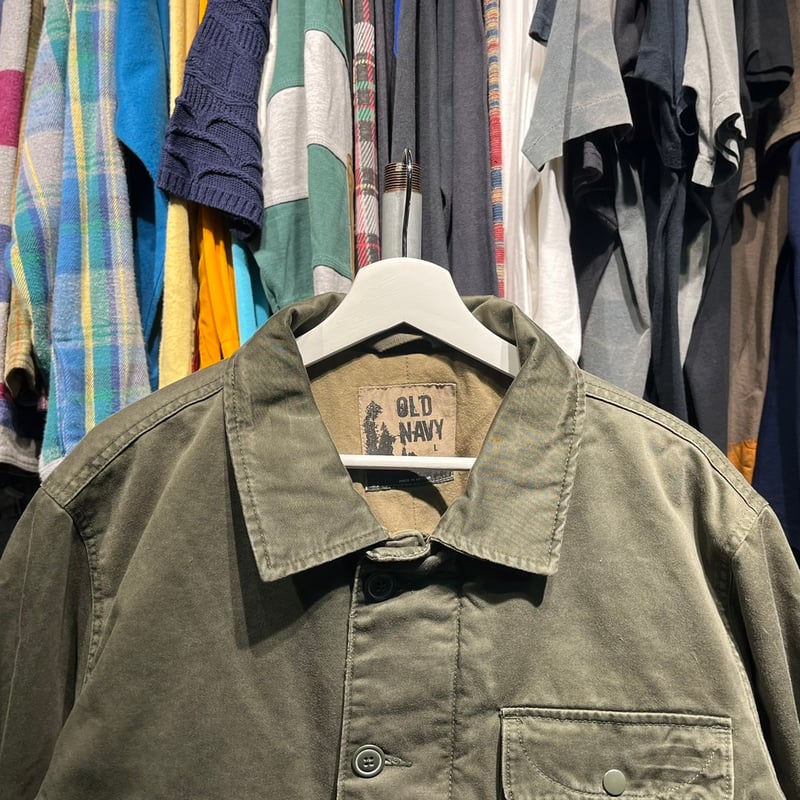 OLD NAVY 00S A2 TYPE JACKET KHAKI LARGE 77416 |