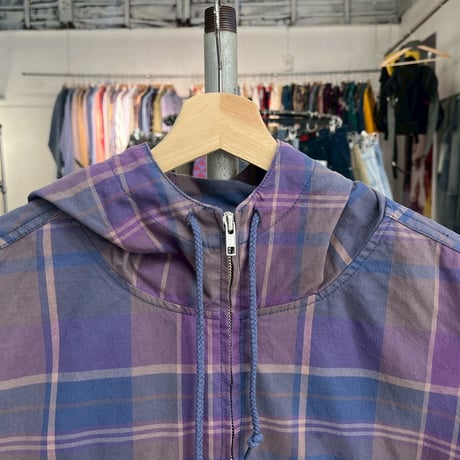 Supreme COTTON UTILITY ANORAK PLAID XL 76682