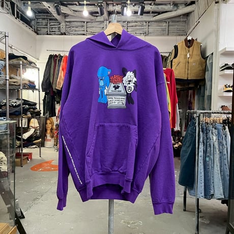 RARE PANTHER × VERDY RARE THINGS DONT LAST FOREVER HOODIE PURPLE XL 86722