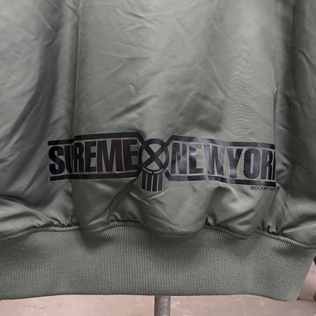 Supreme × BOUNTY HUNTER MA-1 JACKET OLIVE XL 25417