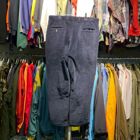 BROOKS BROTHERS 90S CORDUROY SLACKS NAVY 36 98741