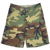 STUSSY OLD CAMOUFLAGE BEACH SHORT GREEN 31 15911