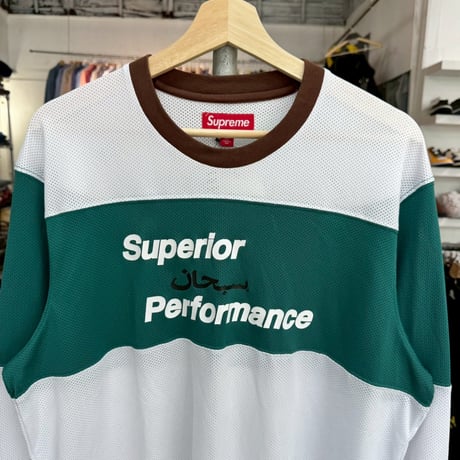 Supreme 25SS ARABIC MESH L/S TOP WHITE MEDIUM 37015