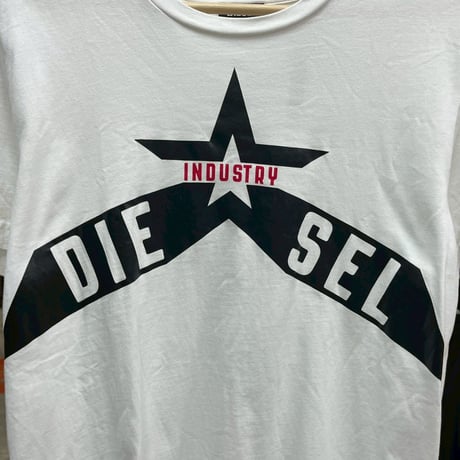 DIESEL T-DIEGO A7 SS TEE WHITE SMALL 21839