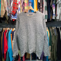LAND'S END WOOL KNIT GREY MEDIUM 39440