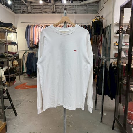 Supreme SMALL BOX LS TEE WHITE MEDIUM 98382