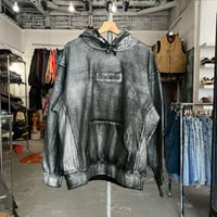 Supreme × MAISON MARGIELA FOIL BOX LOGO HOODED SWEATSHIRT BLACK LARGE 30688