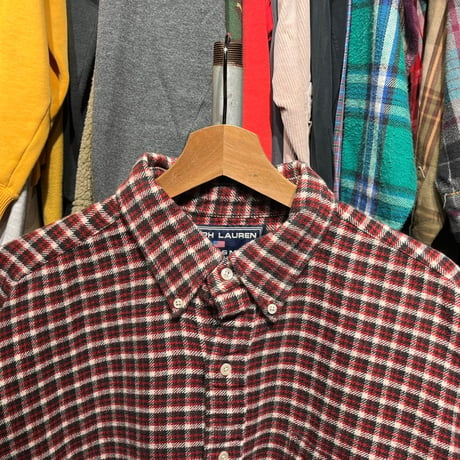 POLO SPORT BD CHECK SHIRT LARGE 20736