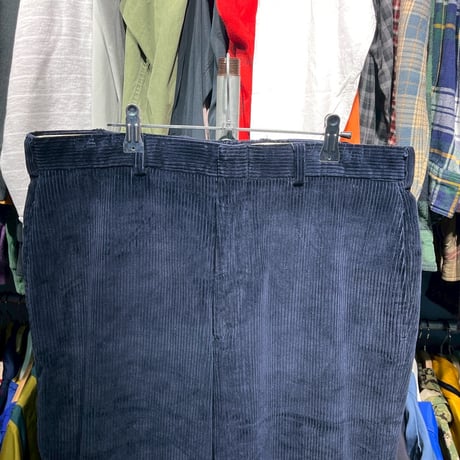 BROOKS BROTHERS 90S CORDUROY SLACKS NAVY 36 98741