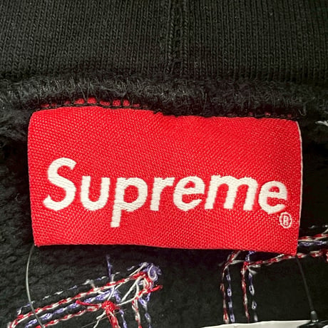 Supreme MULTI LOGO HOODED SWEATSHIRT BLACK XL 73961