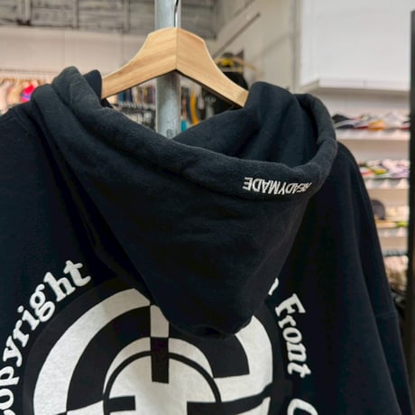 READY MADE CLF TARGET HOODIE BLACK XL RE-CO-BK-00-00-211 48076