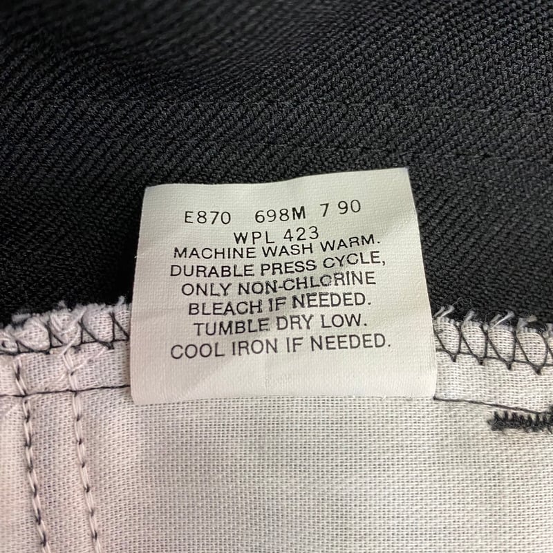 LEVI'S 80S 517 STA-PREST PANT BLACK 38/32 | BRA