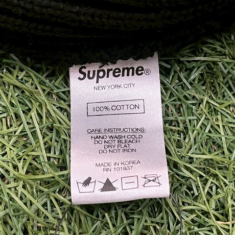 Supreme OVERDYED BEANIE BLACK 17628
