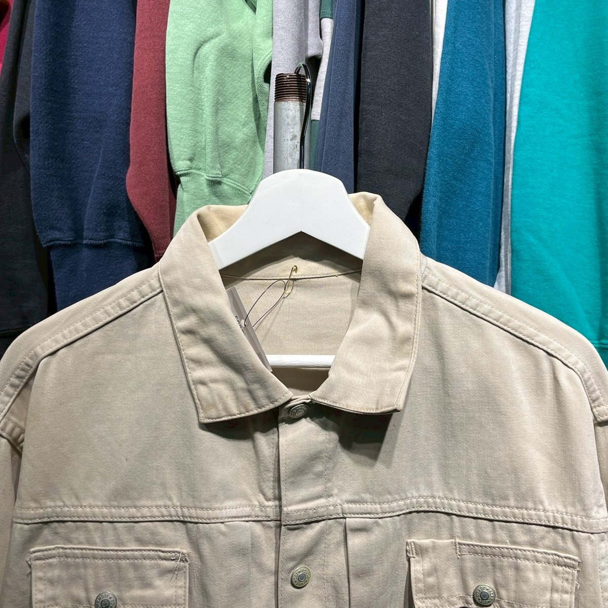 FOREMOST 60S カツラギ TRACKER JACKET BEIGE fits LAR