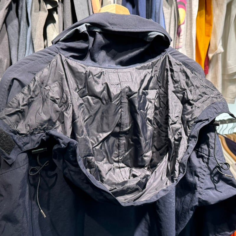 POLO SPORT 90S NYLON ZIP UP JACKET NAVY MEDIUM  