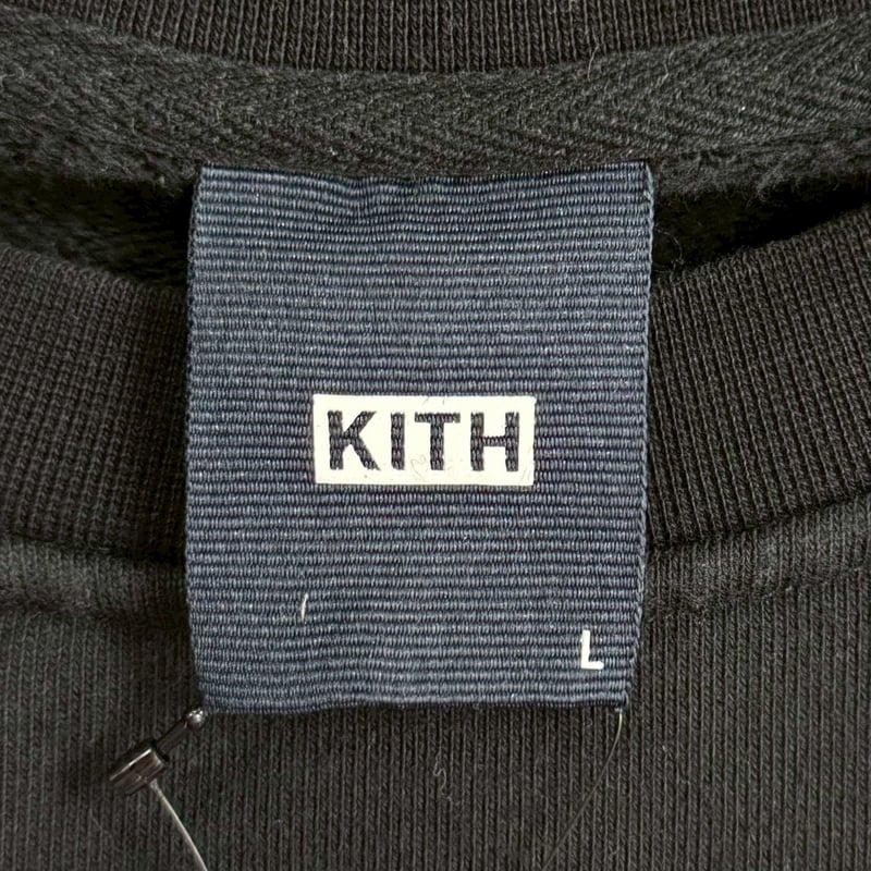 KITH CYBER MONDY CREWNECK BLACK LARGE 17580 | B