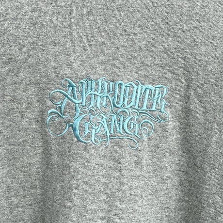 BUDSPOOL 舐達磨 EMBROIDERY LS TEE GREY LARGE 37000