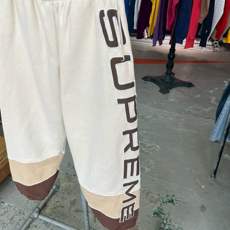 Supreme 25SS PANELED SWEAT PANT NATURAL MEDIUM