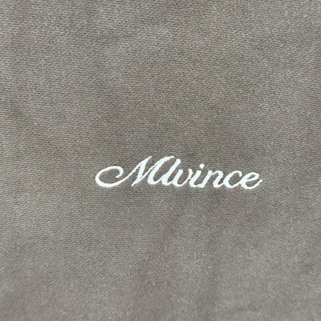 MLVINCE INSIDEOUT HEAVY WEIGHIT EMBROIDERY LOGO HOODIE BROWN MEDIUM 48078