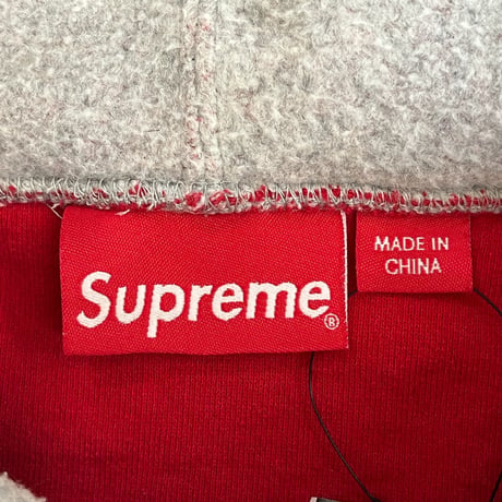 Supreme INSIDEOUT BOX LOGO HOODED SWEATSHIRT HEATHRE GREY LARGE 76709