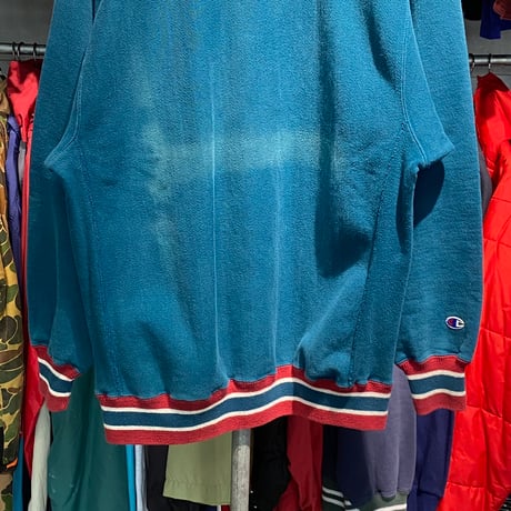 CHAMPION 90S RW SWEAT LIB LINE NO EYE WINERED/GREEN XXL 40729