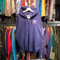 ADIDAS 90S ZIP HOODIE NAVY XXL 30284