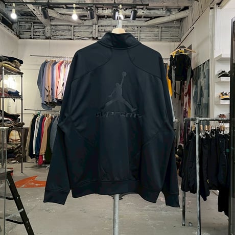 Supreme × NIKE JORDAN TRICOT TRACK JACKET HF0830-010 BLACK XL 97478
