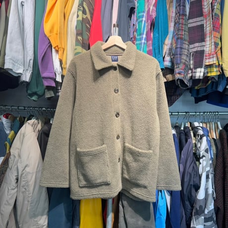 GAP 90S WOOL JACKET BEIGE WOMENS-LARGE 17968
