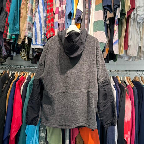 TOMMY HILFIGER 90S FLECCE HOODIE GREY/BLACK XL 98455