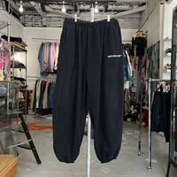 COOTIE FLEECE WIDE EASY PANTS BLACK LARGE 76693