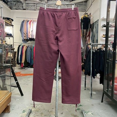 Supreme SMALL BOX DRAWCORD SWEATPANT MAROON XL 81329