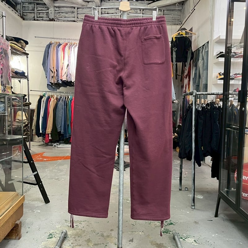 Supreme SMALL BOX DRAWCORD SWEATPANT MAROON XL