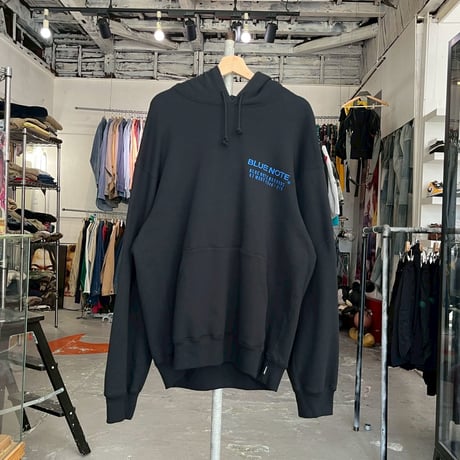 WACKO MARIA × BLUE NOTE MIDDLE WEIGHT PULLOVER HOODED SWEAT SHIRT TYPE-1 BLACK XL 10319