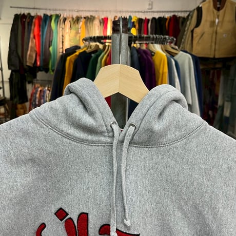 Supreme ARABIC LOGO HOODED SWEATSHIRT HEATHER GREY MEIUM 76714
