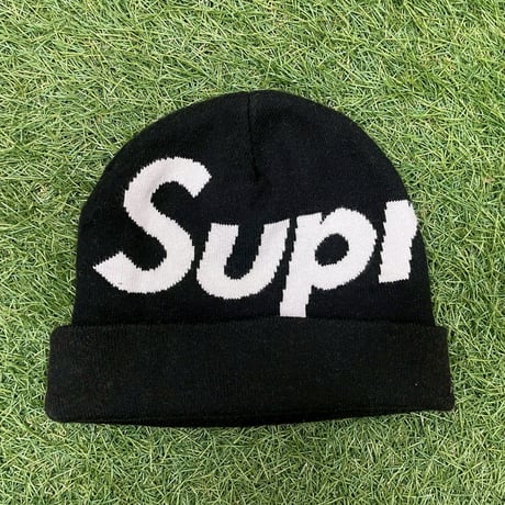 Supreme 19AW BIG LOGO BEANIE BLACK 67789