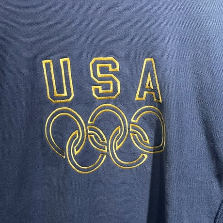 CHAMPION 90S RW SWEAT USA OLYMPIC NAVY XL 13228