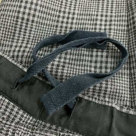 SOPH 2 TUCK CHECK EASY  CROPPED PANT  GREY MEDIUM 23141