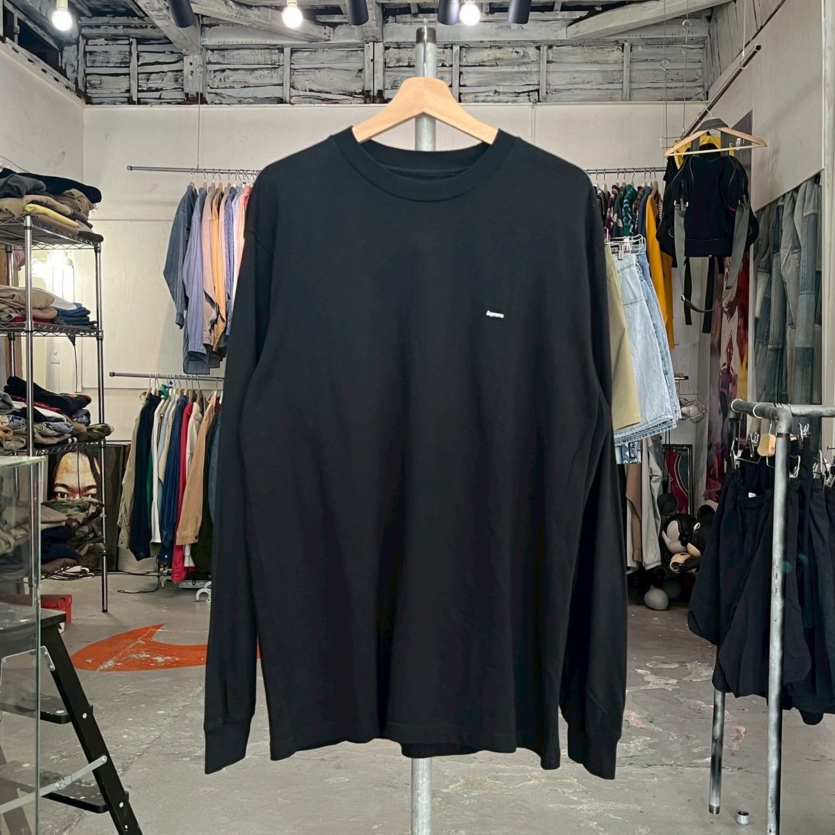 新品未使用 Supreme Small Box L/S Tee ブラック Supreme Small Box L/S Tee Black
