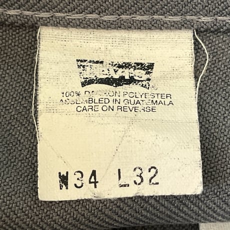 LEVI'S STA-PRE PANTS 34/32 CUTOFF 10691