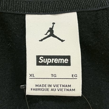 Supreme × NIKE JORDAN TRICOT TRACK JACKET HF0830-010 BLACK XL 97478
