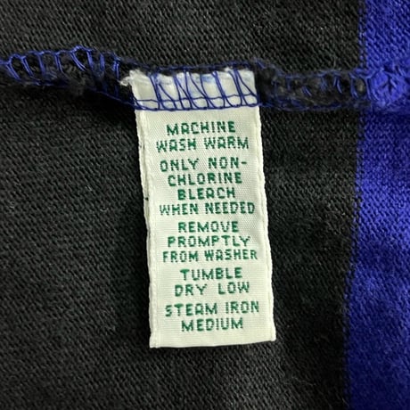 POLO RALPH LAUREN RUGBY L/S SHIRT BLUE/BLACK XL 61385