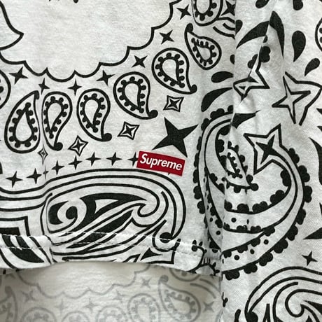 Supreme × HANES BANDANA TAGLESS TEE WHITE LARGE 70096