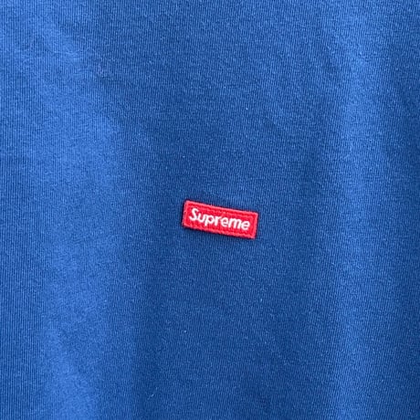 Supreme SMALL BOX LS TEE NAVY MEDIUM 37198
