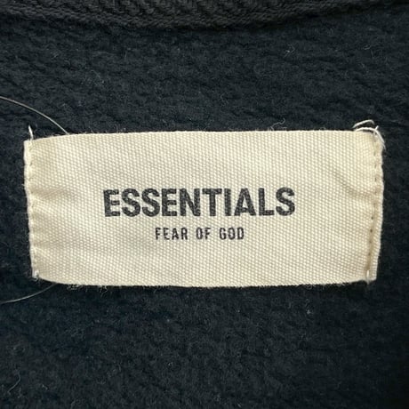 ESSENTIALS FRONT LOGO CREWNECK SWEAT BLACK MEDIUM 17573