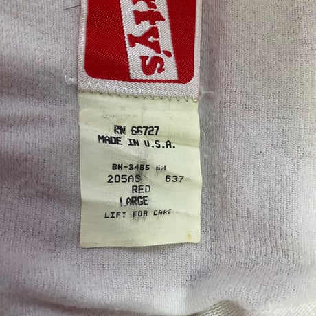 SHORTY'S 90S HOODED COACH JACKET RED LARGE 68112