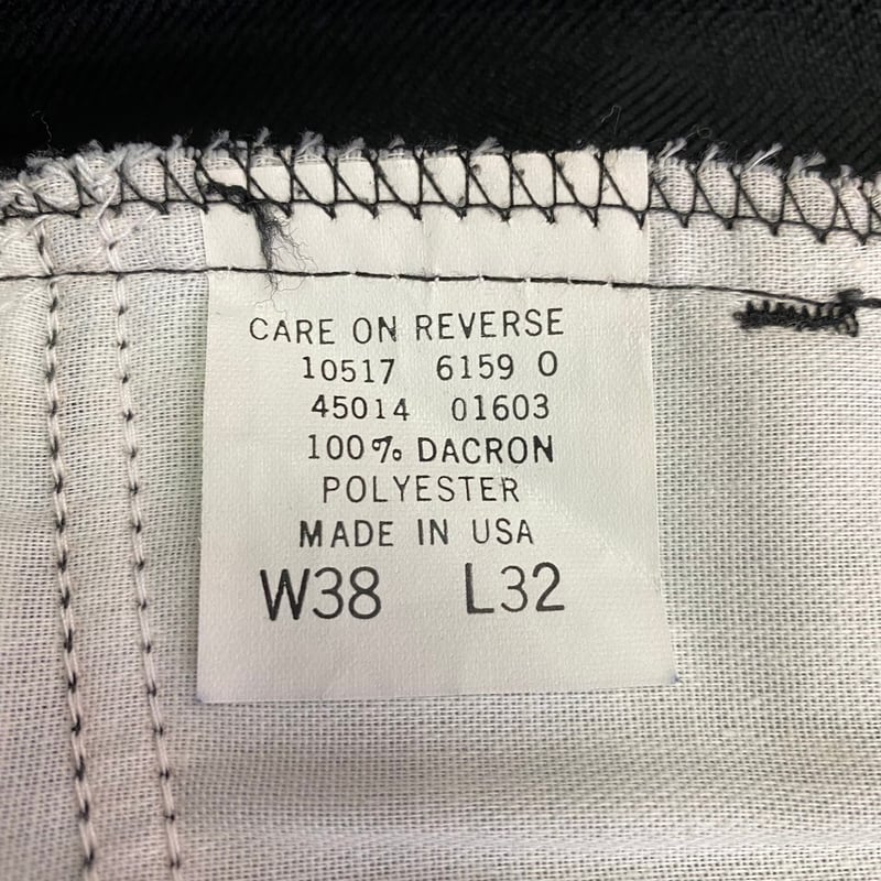 LEVI'S 80S 517 STA-PREST PANT BLACK 38/32 | BRA